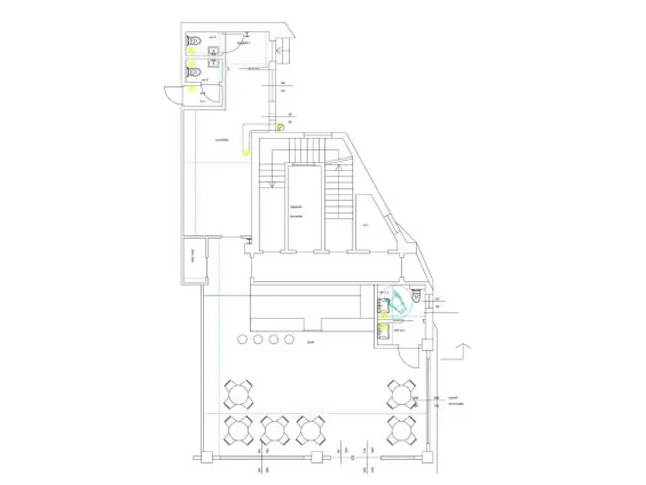 Tavola calda in Via Valle Po 99, Cuneo, {3} - Planimetria 1