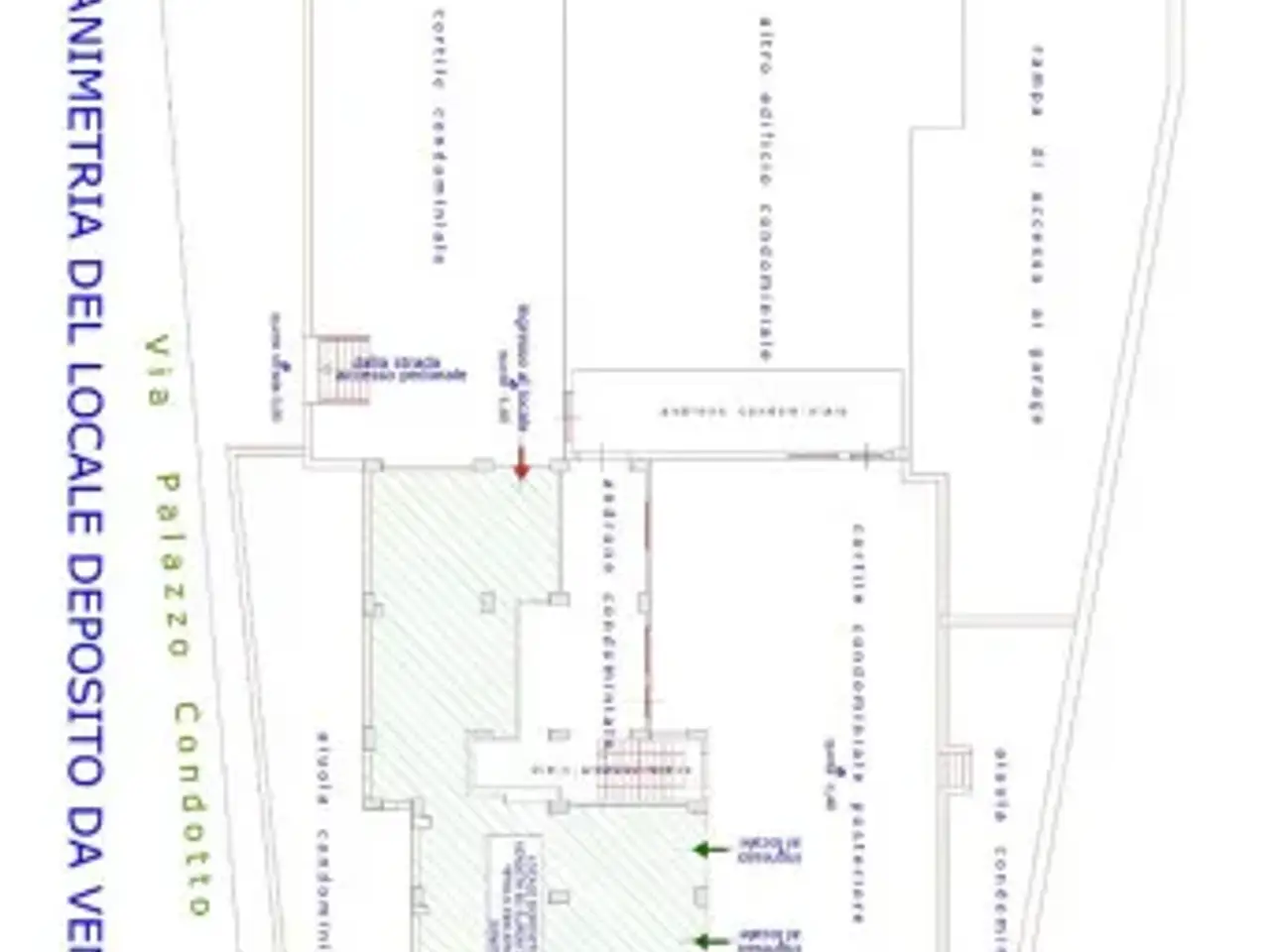 Magazzino in Via Condotto, Formia, {3} - Planimetria 1