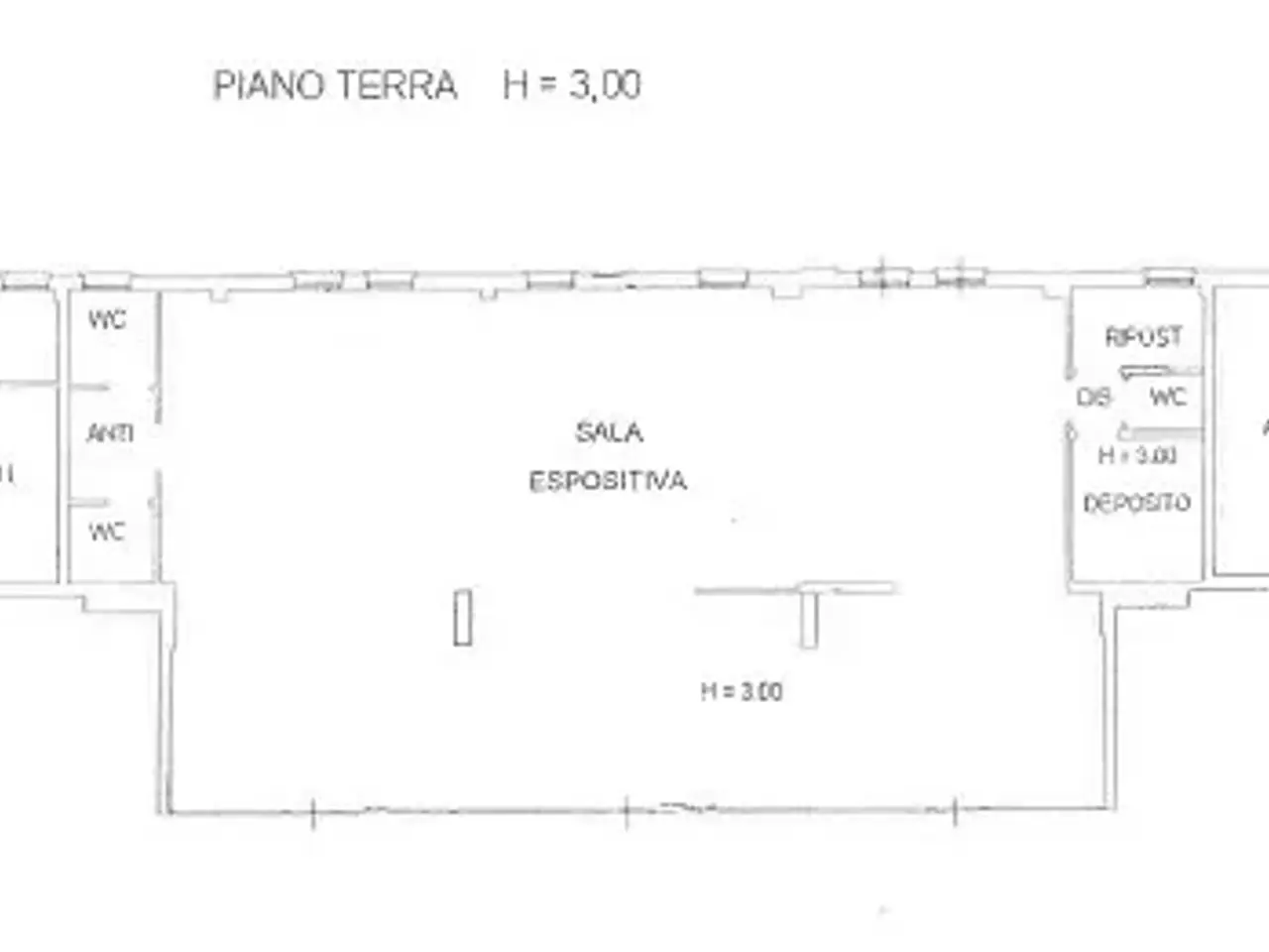 Negozio in Via Newton, Ravenna, {3} - Planimetria 1