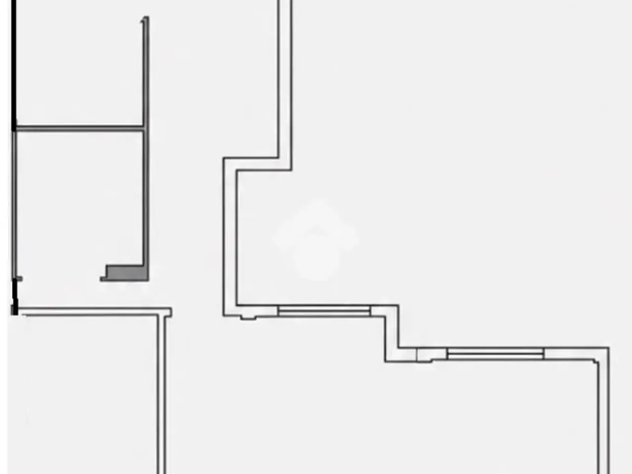 Ufficio in Via Roma 1, Ponte San Pietro, {3} - Planimetria 1