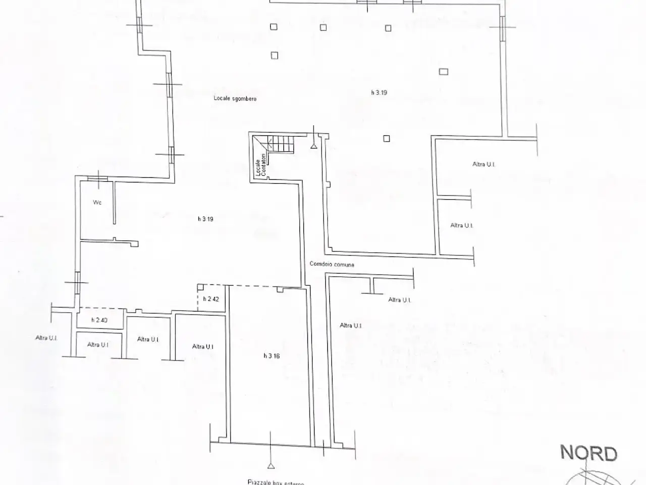 Magazzino in , Pontirolo Nuovo, {3} - Planimetria 1