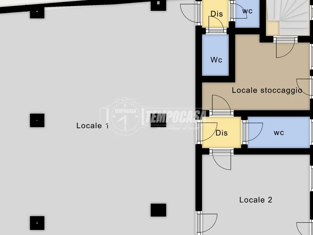 Negozio in Via XXV Aprile, Brignano Gera D'Adda, {3} - Planimetria 1