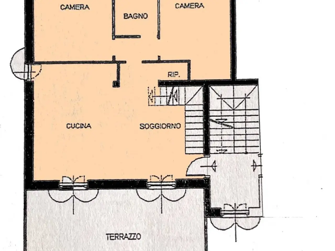 Attico in vendita, Via Carlo Cattaneo, Rottofreno - Planimetria 1