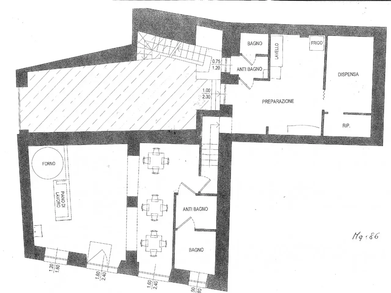 Pizzeria in , Casale Monferrato, {3} - Planimetria 1