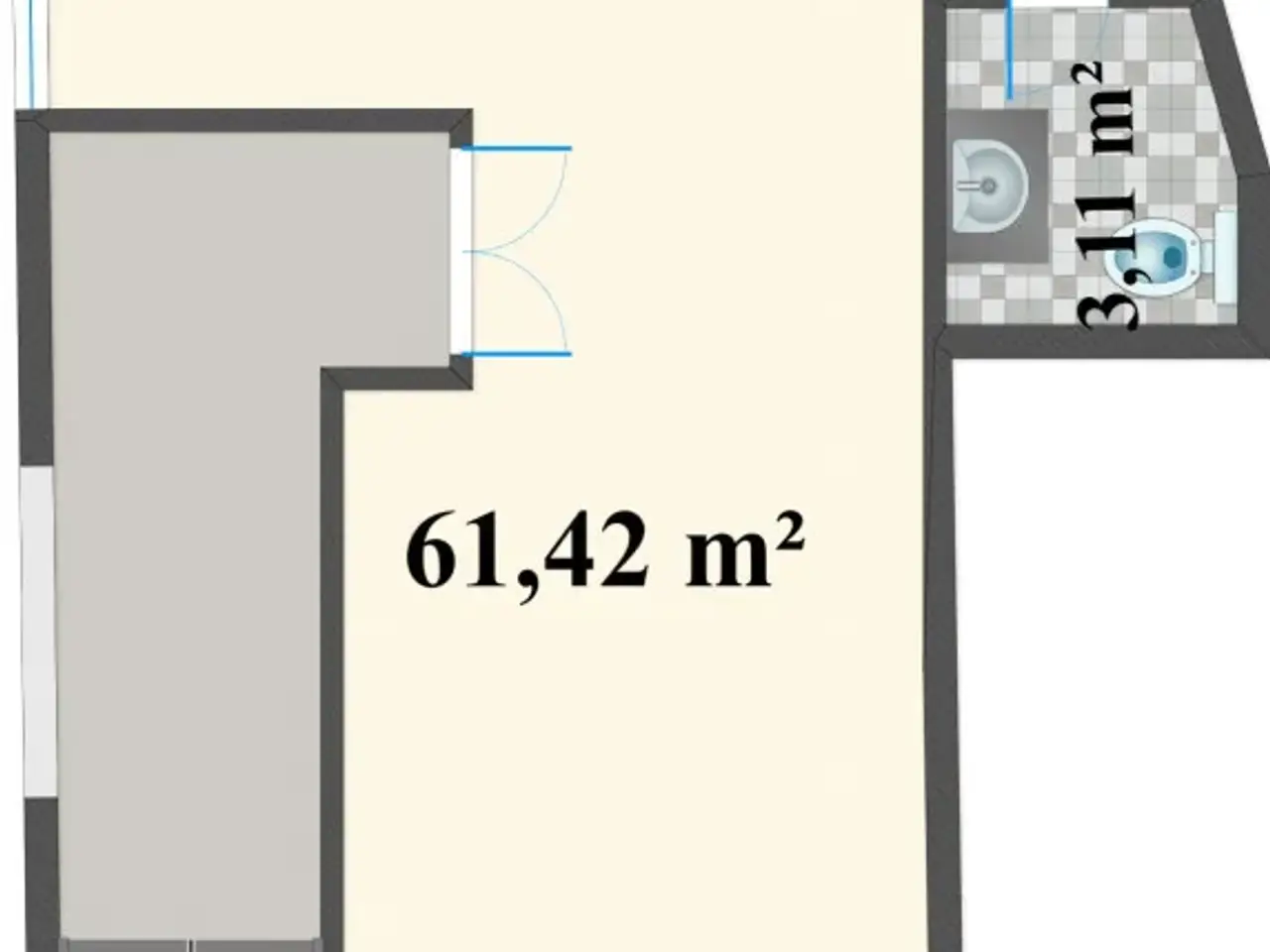 Negozio in Via Trento, Salorno, {3} - Planimetria 1
