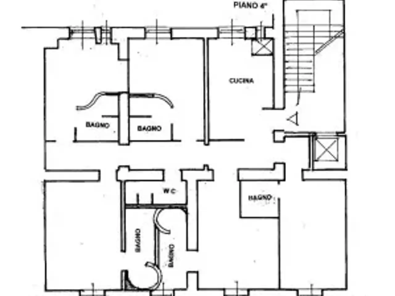 Hotel in Via Camillo Benso di Cavour 63, Roma, {3} - Planimetria 1