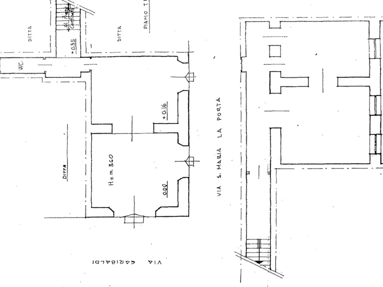 Palazzina commerciale in Via Garibaldi 235, Messina, {3} - Planimetria 1