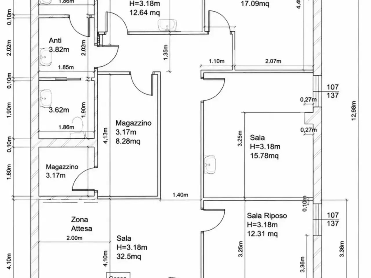 Ufficio in Via dell'Artigianato, Vedelago, {3} - Planimetria 1
