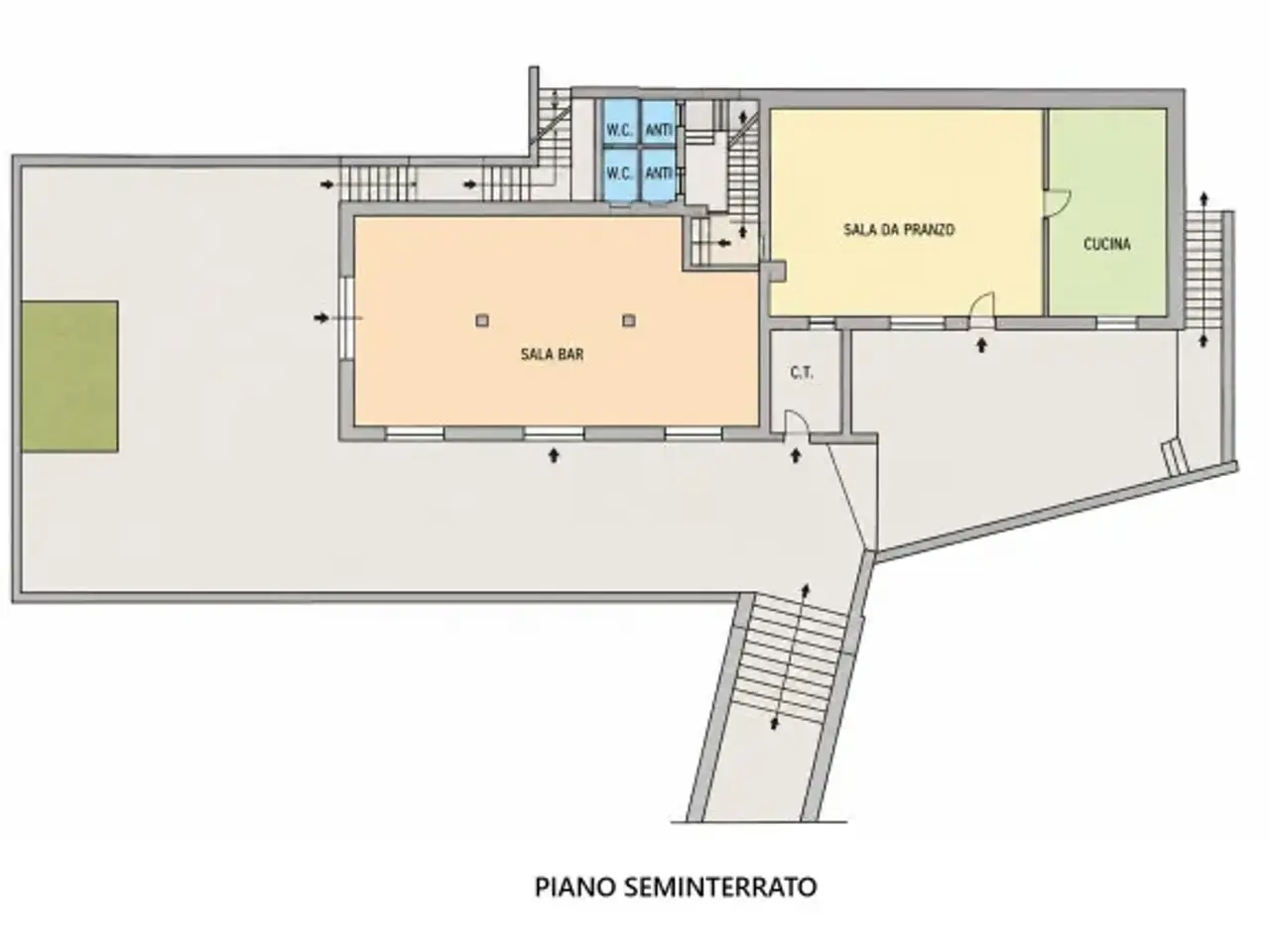 Hotel in Via Roma, Pellegrino Parmense, {3} - Planimetria 1