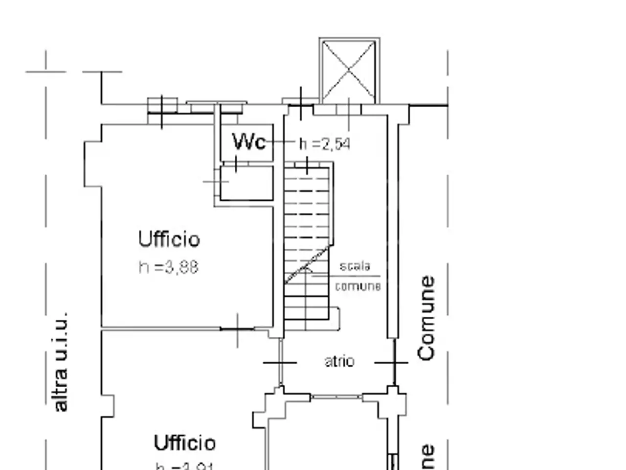 Ufficio in Via Beaumont 37, Torino, {3} - Planimetria 1