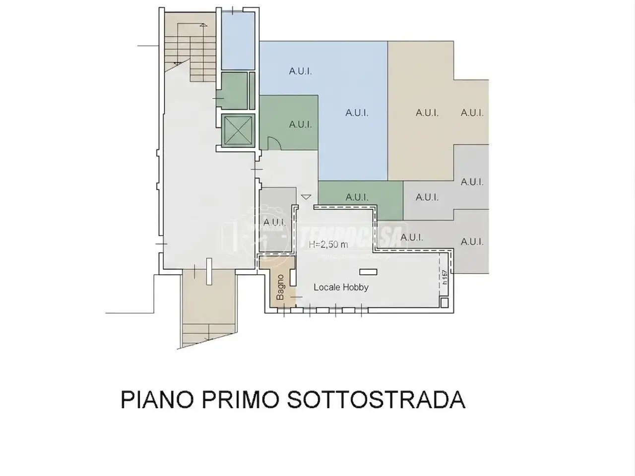 Magazzino in Via Francesco Petrarca 5, Saronno, {3} - Planimetria 1