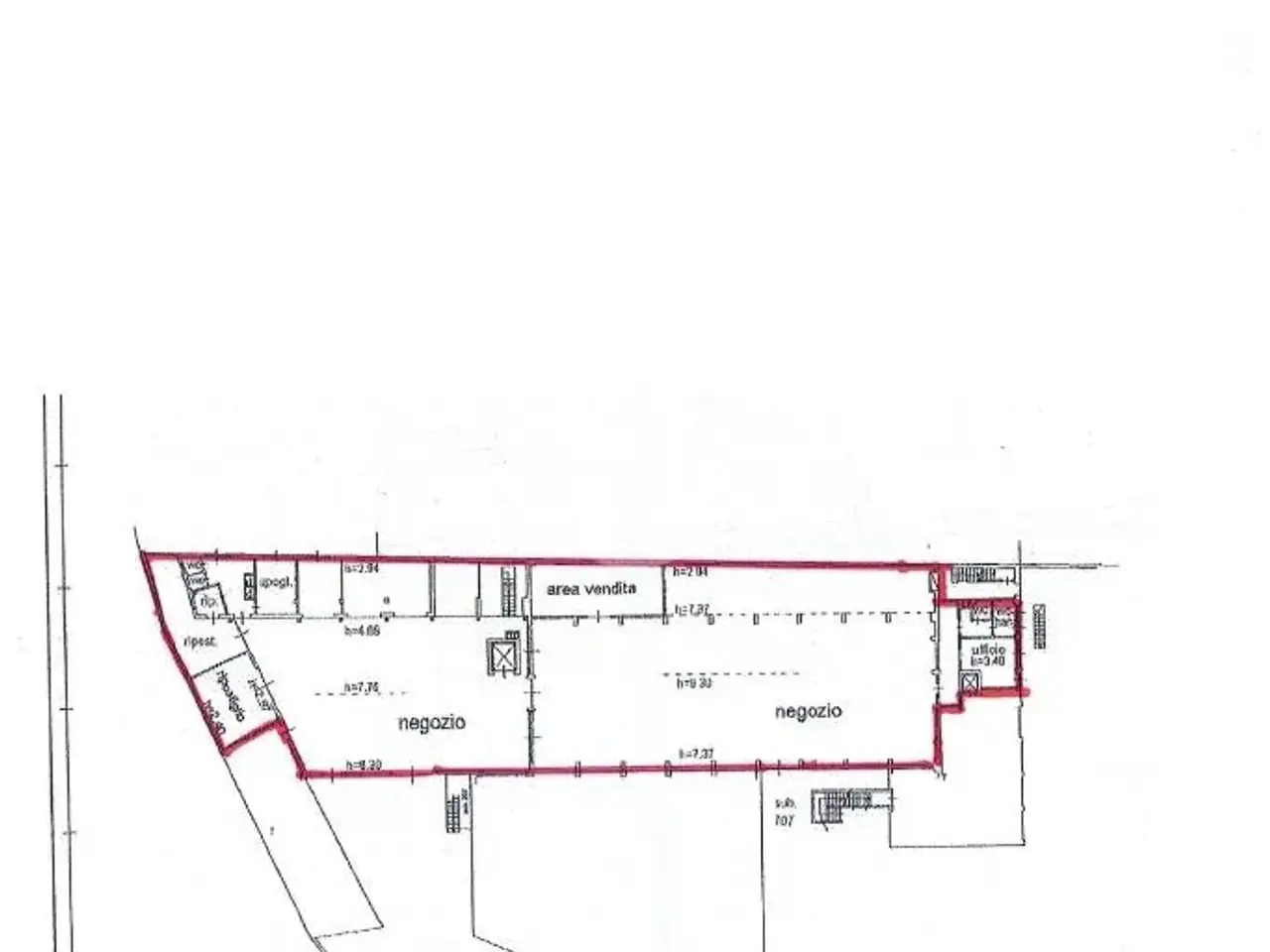 Capannone in Via per Grumello, Bergamo, {3} - Planimetria 1