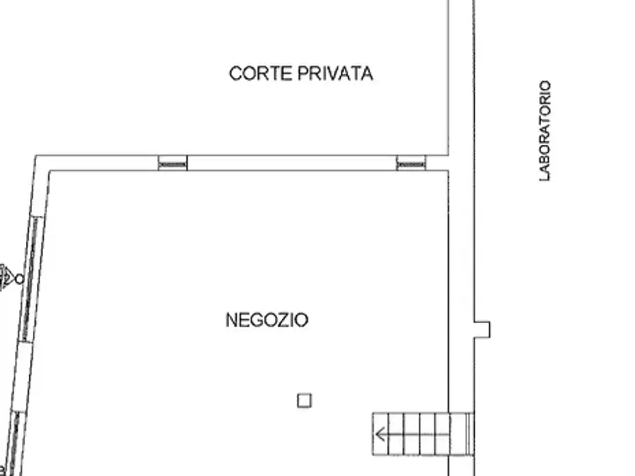 Negozio in Via di Monte Verde, Roma, {3} - Planimetria 1