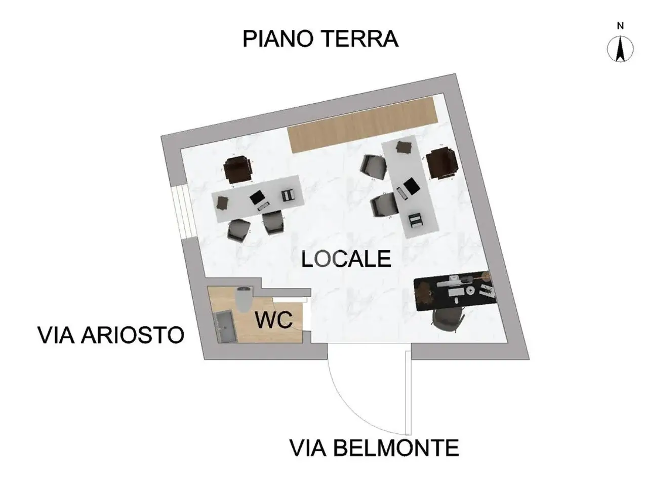 Negozio in Via Belmonte 26, San Severo, {3} - Planimetria 1