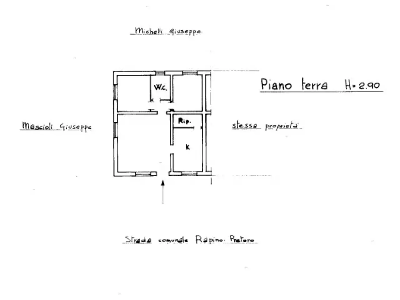 Villa in vendita, Via Coste Micucci, Rapino - Planimetria 1
