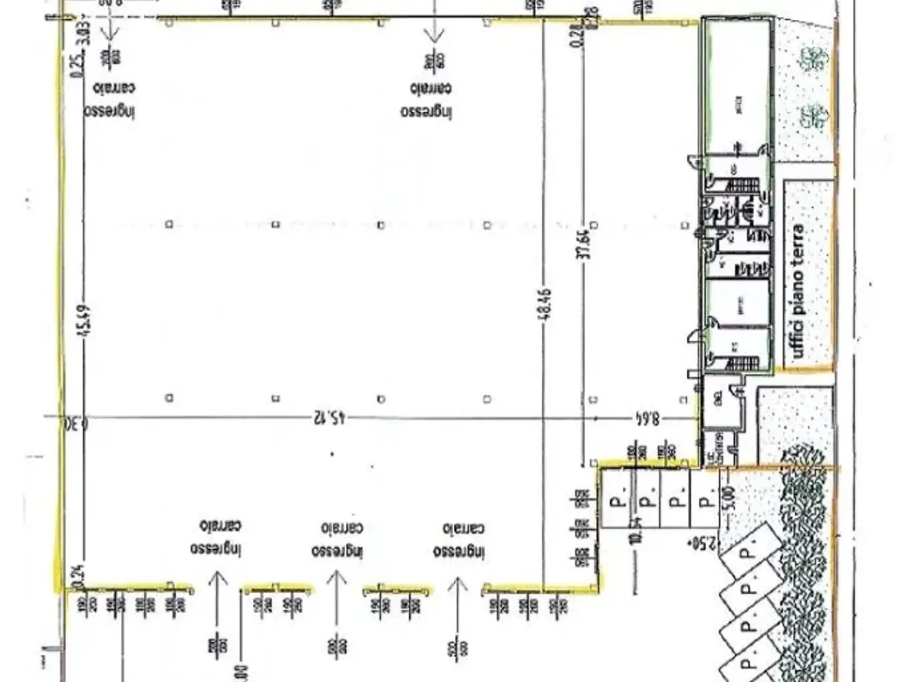 Capannone in Via San Francesco, Casatenovo, {3} - Planimetria 1