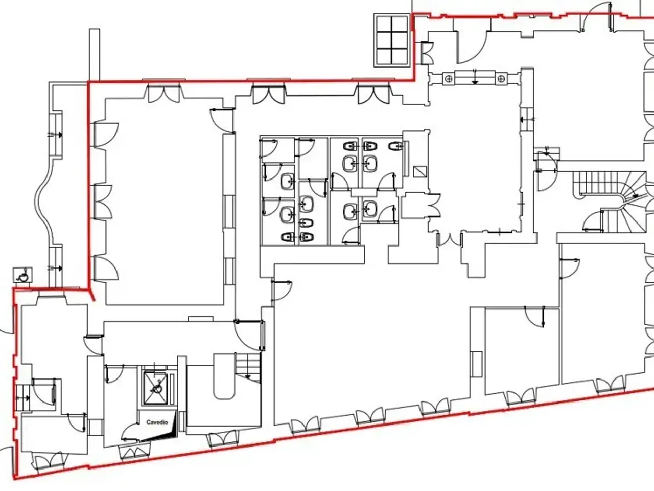 Ufficio in Corso Venezia 48, Milano, {3} - Planimetria 1