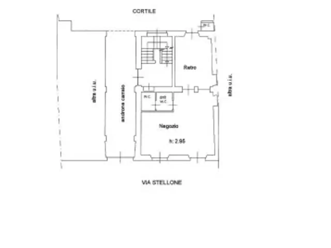 Ristorante in Via Stellone 6, Torino, {3} - Planimetria 1
