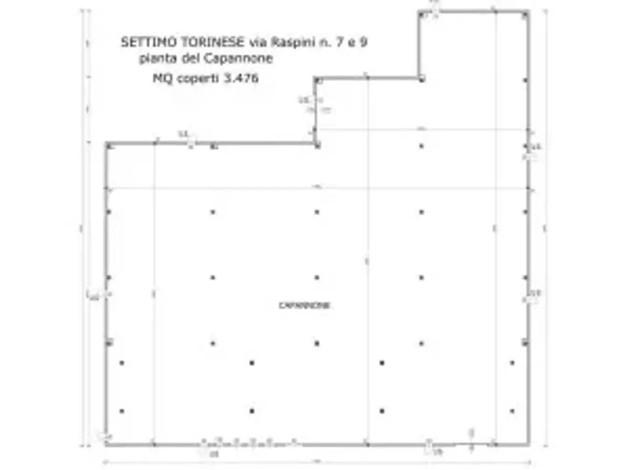 Capannone in Strada della Cebrosa, Torino, {3} - Planimetria 1
