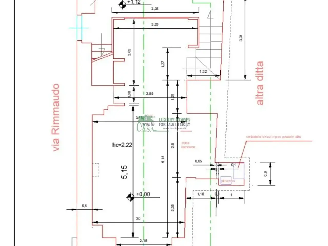 Locale commerciale in Via Mario Leggio, Ragusa, {3} - Planimetria 1