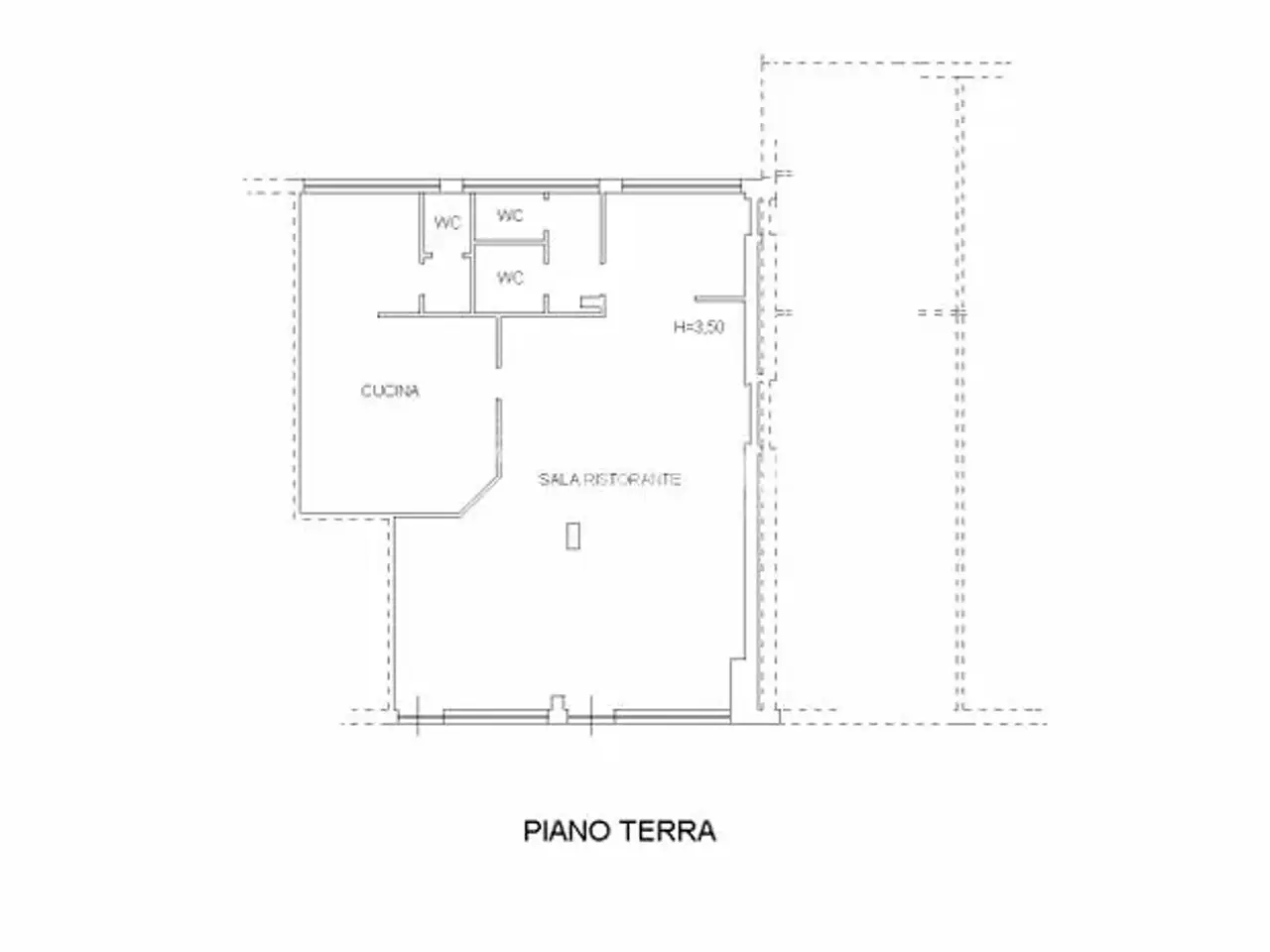 Negozio in Via Carlo Crivelli, Civitanova Marche, {3} - Planimetria 1