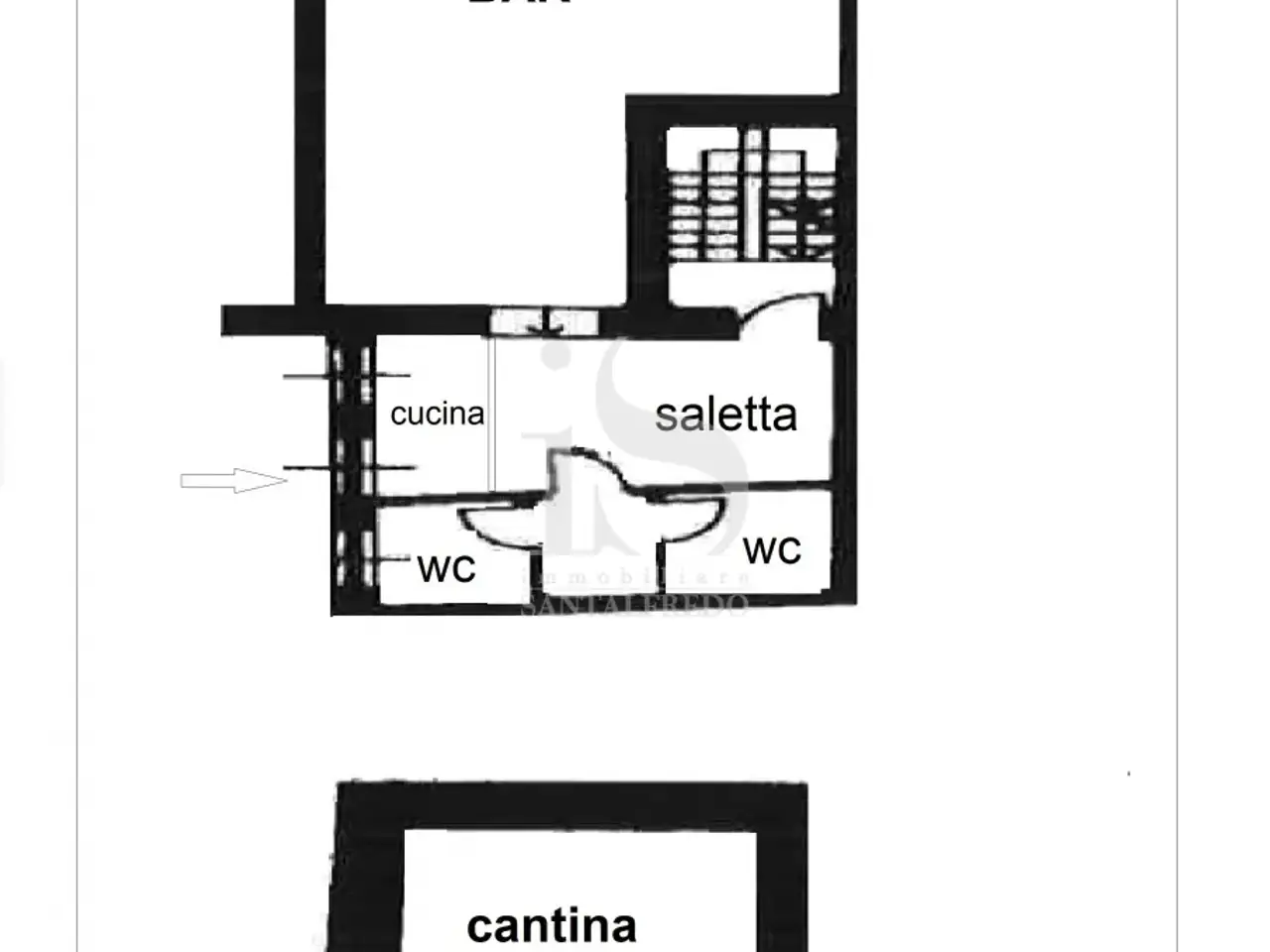 Ufficio in Via Carlo Prina 5, Monza, {3} - Planimetria 1