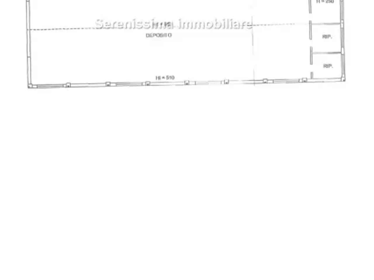 Magazzino in , Pesaro, {3} - Planimetria 1