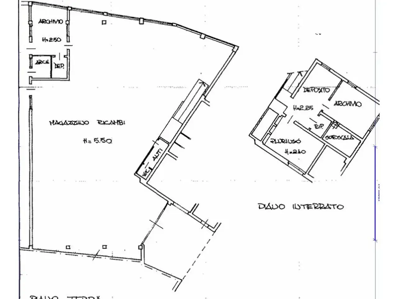 Capannone in Via Olindo Guerrini, Forli', {3} - Planimetria 1