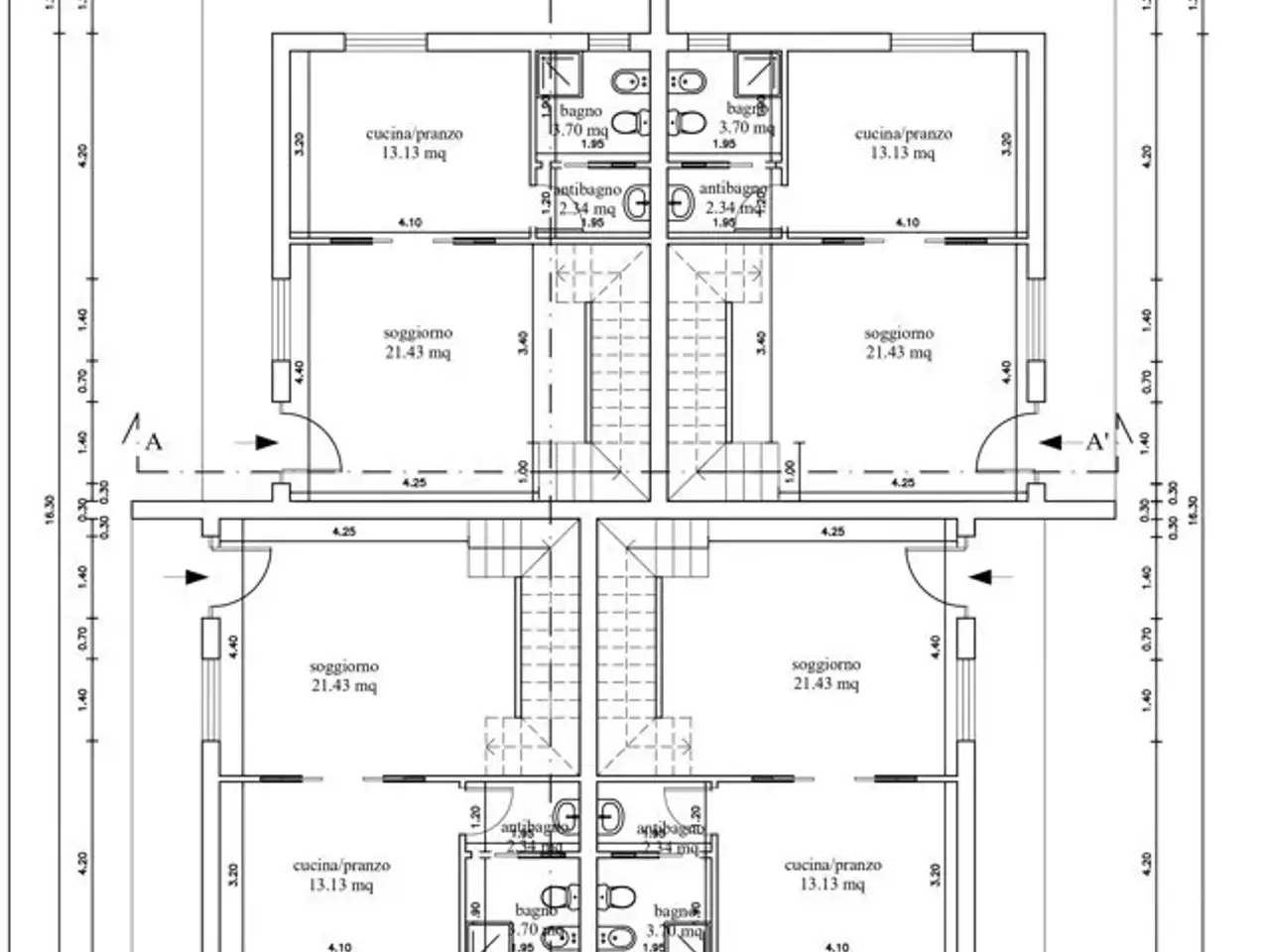 Villa in vendita, Contrada agli Androni Snc, Terrasini - Planimetria 1