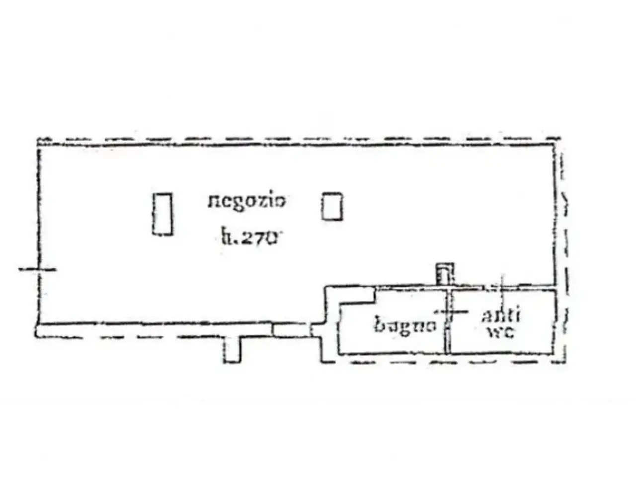 Negozio in Via Gramsci 01, Bagnolo Mella, {3} - Planimetria 1