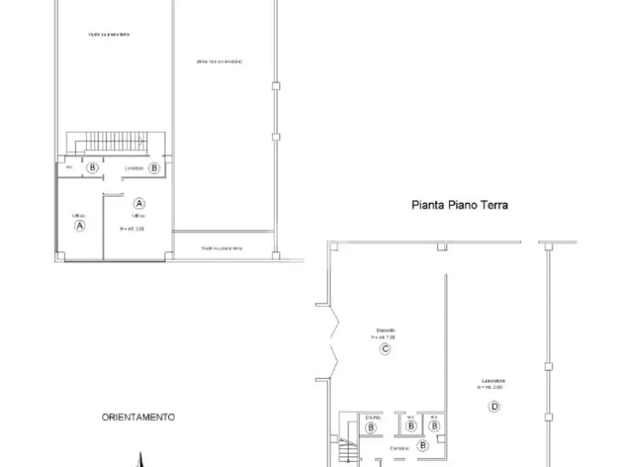 Capannone in Via Orazio Antinori 46, Rende, {3} - Planimetria 1