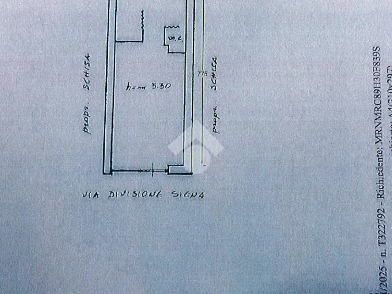 Negozio in Via Divisione Siena 66, Napoli, {3} - Planimetria 1