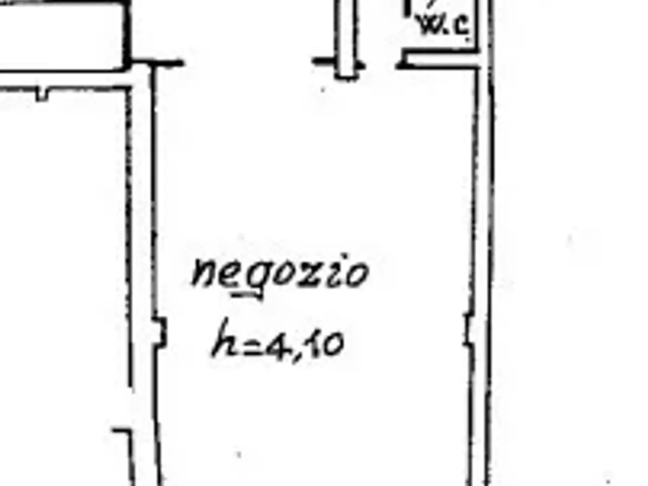 Negozio in Via Riva di Reno, Bologna, {3} - Planimetria 1