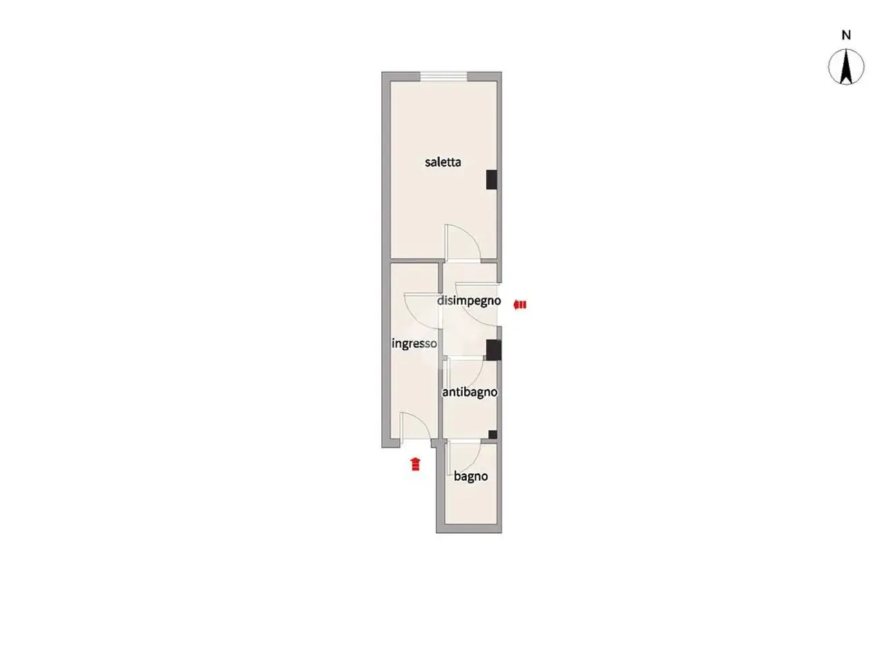 Negozio in Via Antonio Gramsci 4, Pisogne, {3} - Planimetria 1