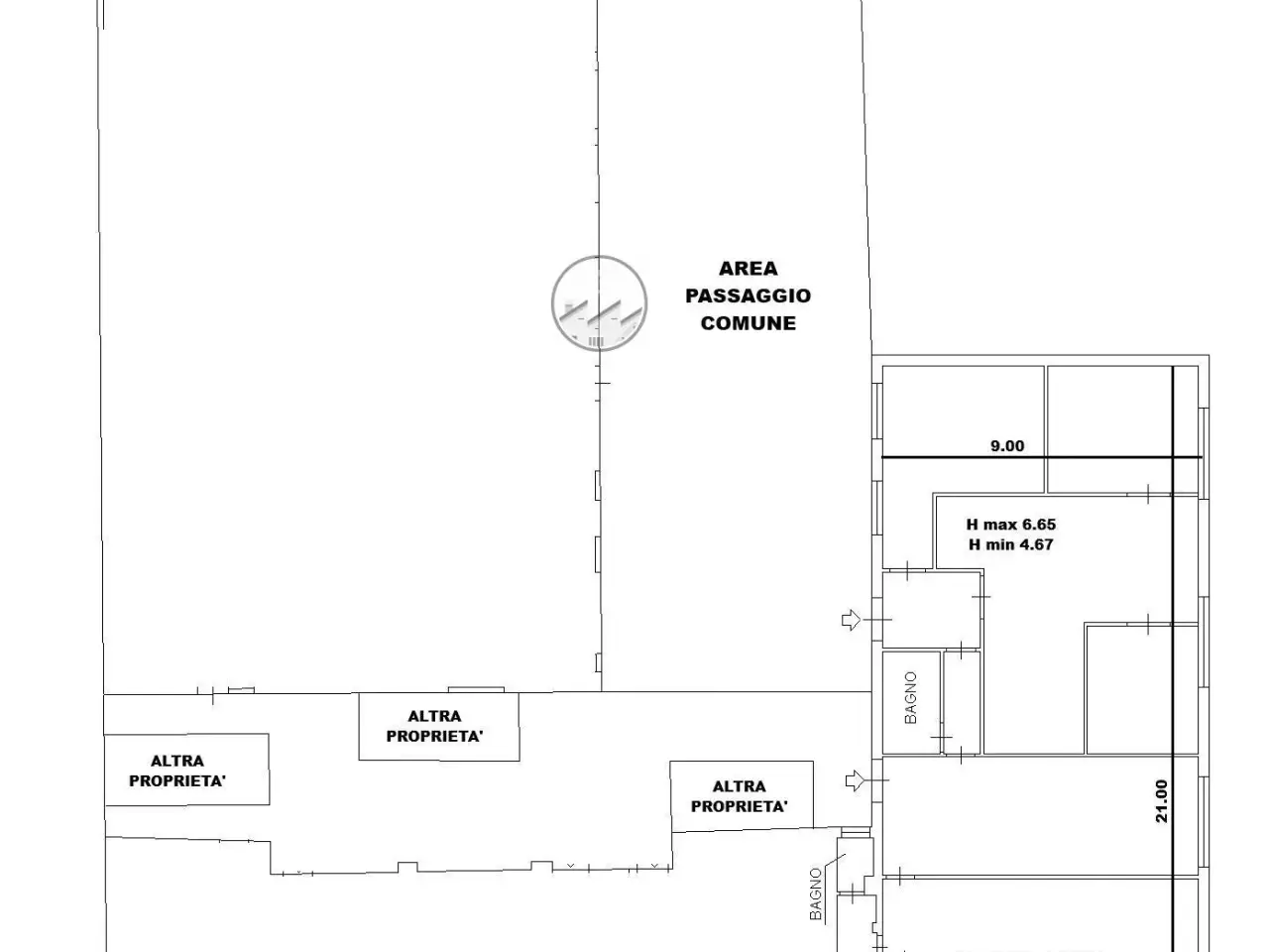 Negozio in Viale Cremona 179, Pavia, {3} - Planimetria 1