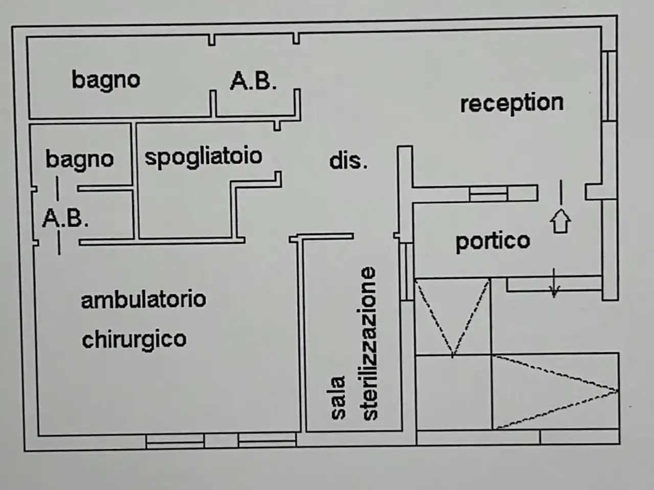 Ufficio in Via Antonio Campana, Ferrara, {3} - Planimetria 1