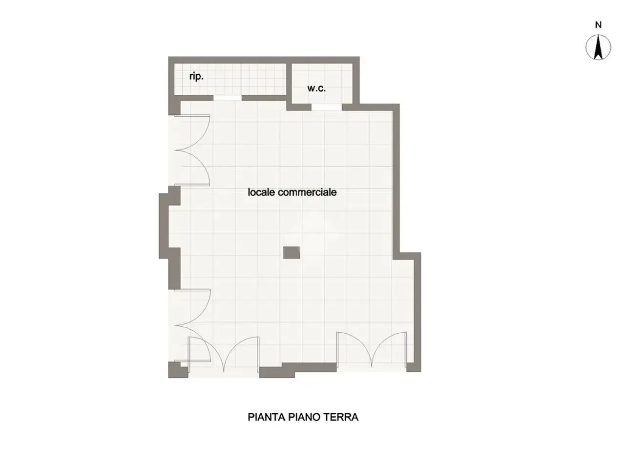 Negozio in Via Trieste 60, Giulianova, {3} - Planimetria 1