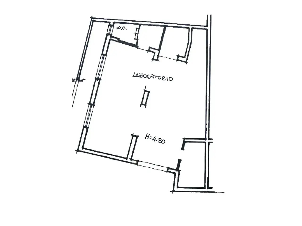 Laboratorio in , Poggibonsi, {3} - Planimetria 1