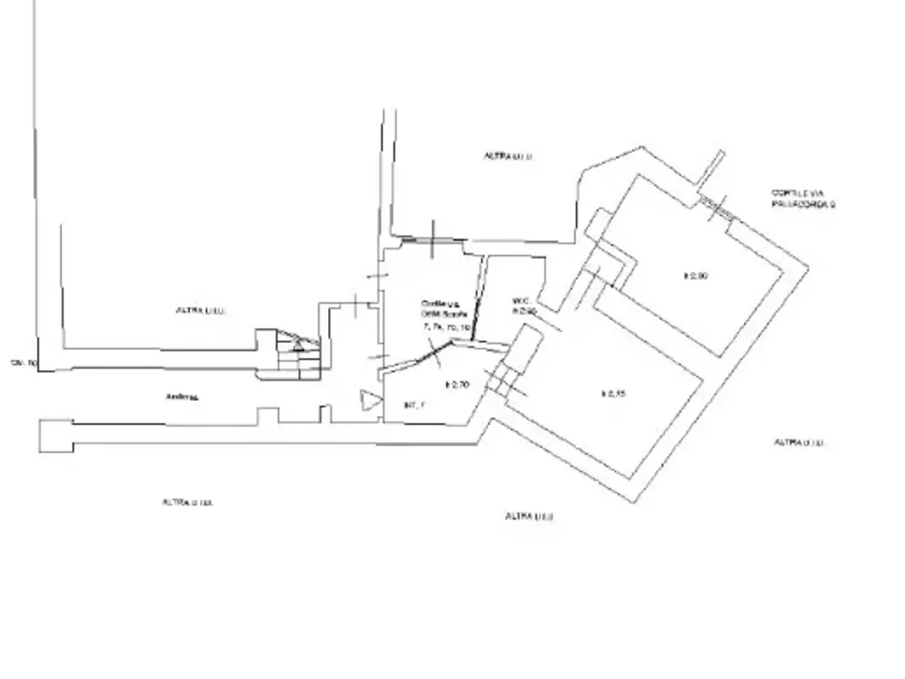 Bed & Breakfast in Via della Scrofa 14, Roma, {3} - Planimetria 1