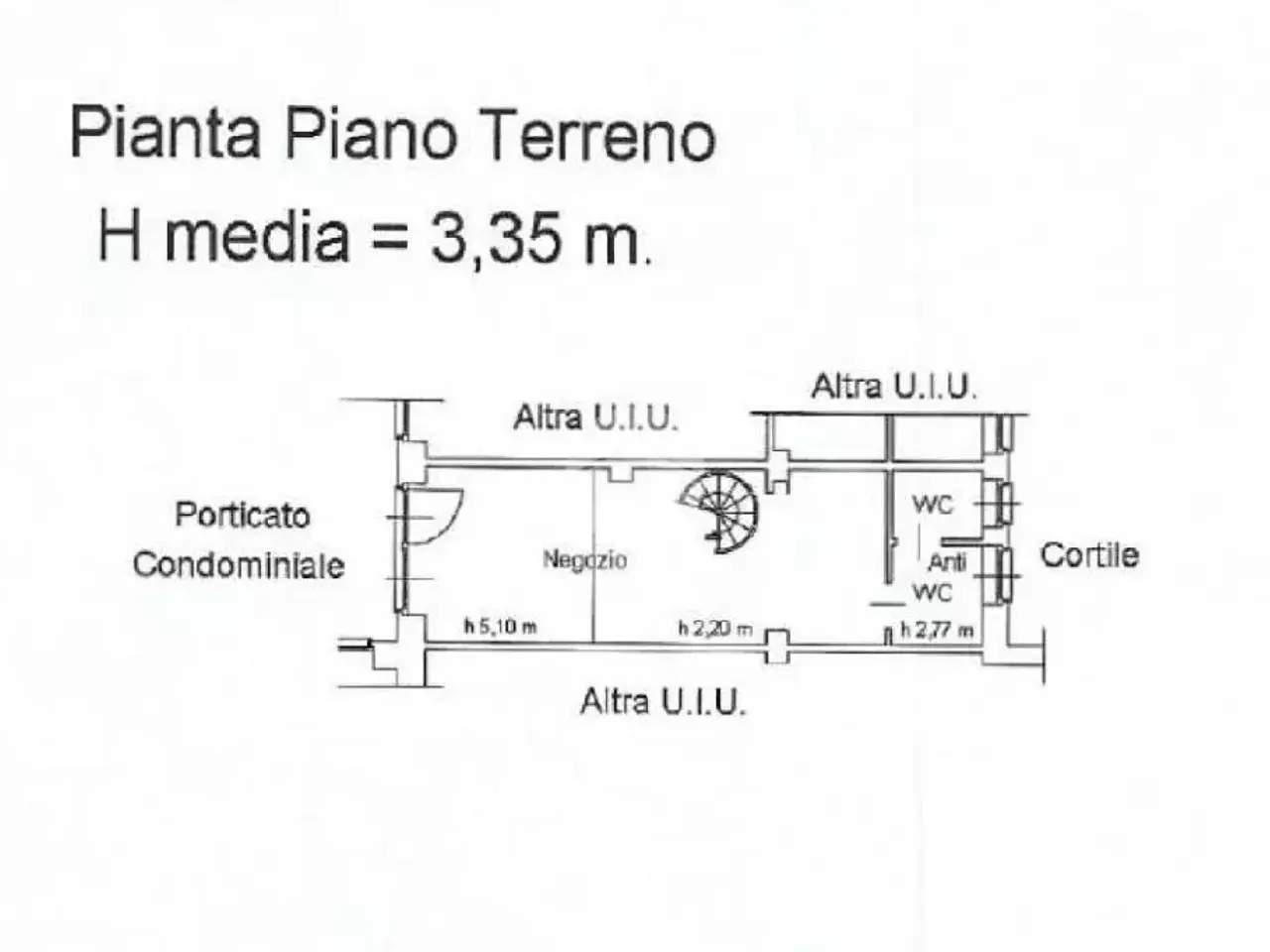 Negozio in Via Cavour 2, Moncalieri, {3} - Planimetria 1