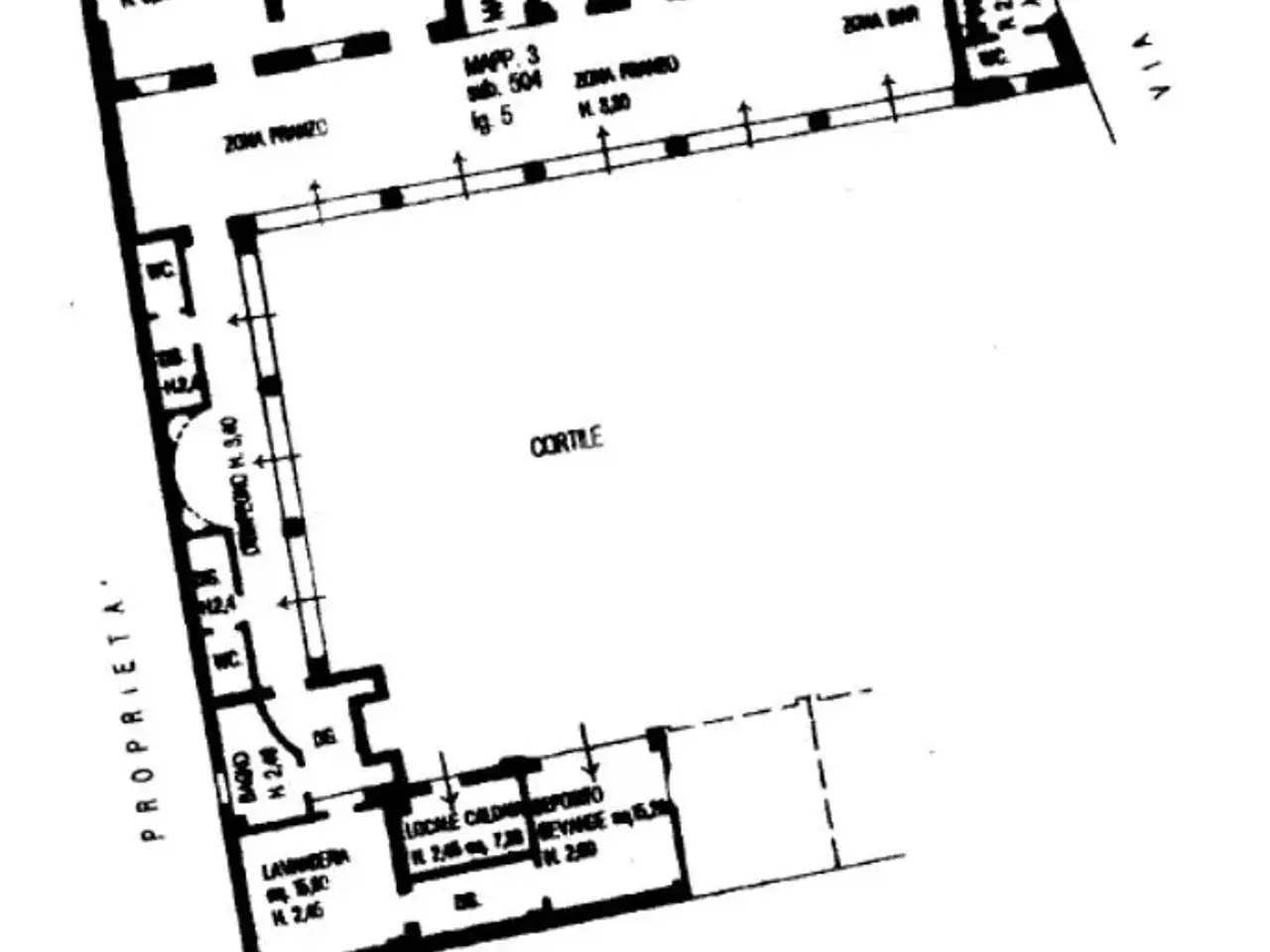 Negozio in Via Trieste 55, Camisano, {3} - Planimetria 1