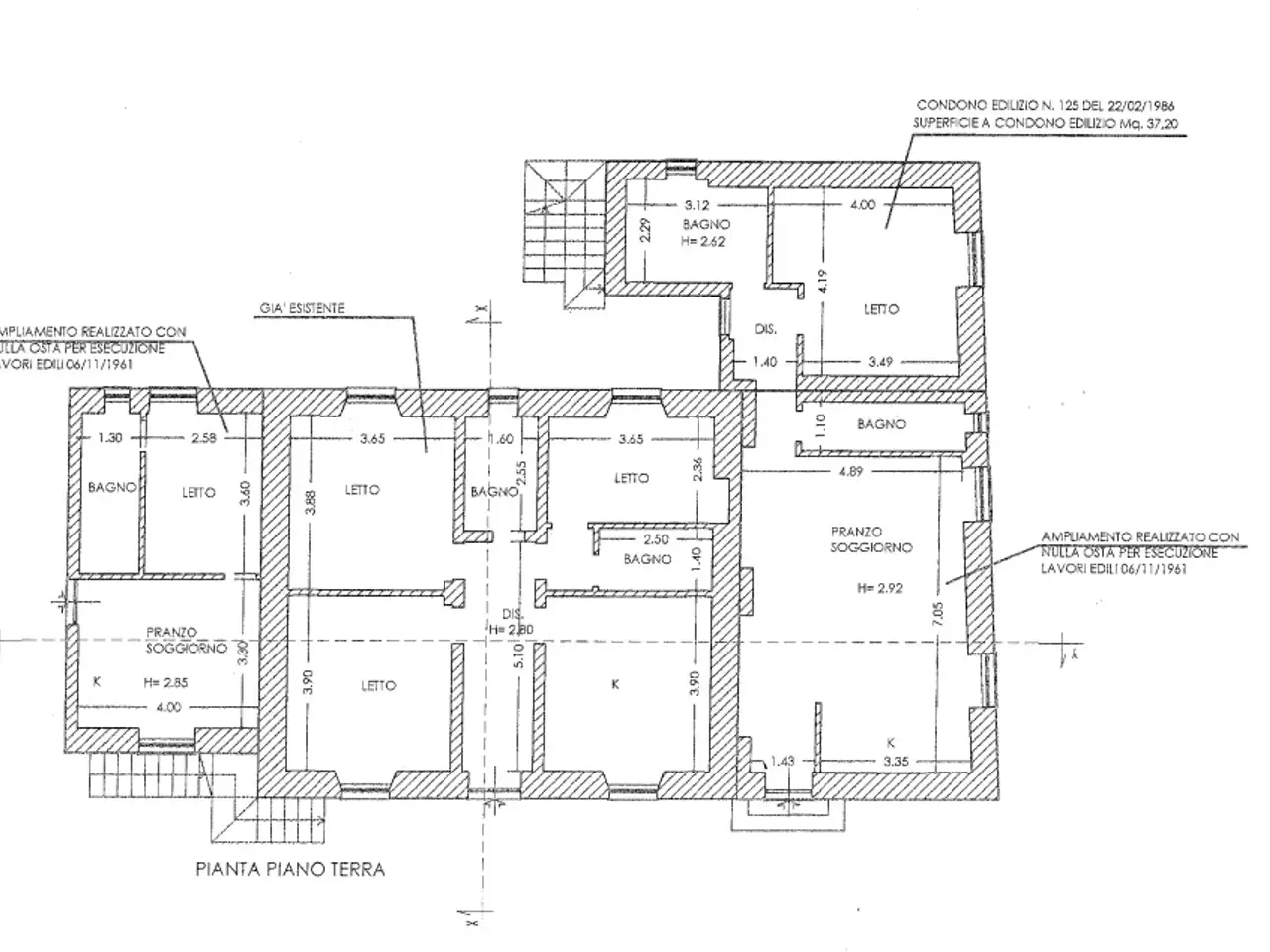 Palazzina commerciale in Via Capo I Prati 2-6, Fiuggi, {3} - Planimetria 1