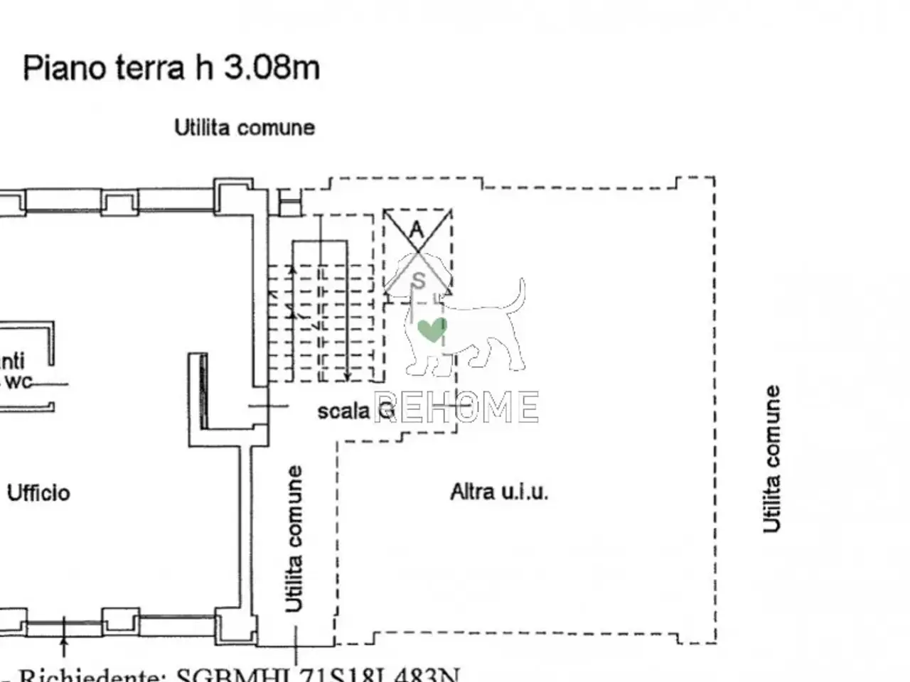 Ufficio in Viale del Ledra 27, Udine, {3} - Planimetria 1