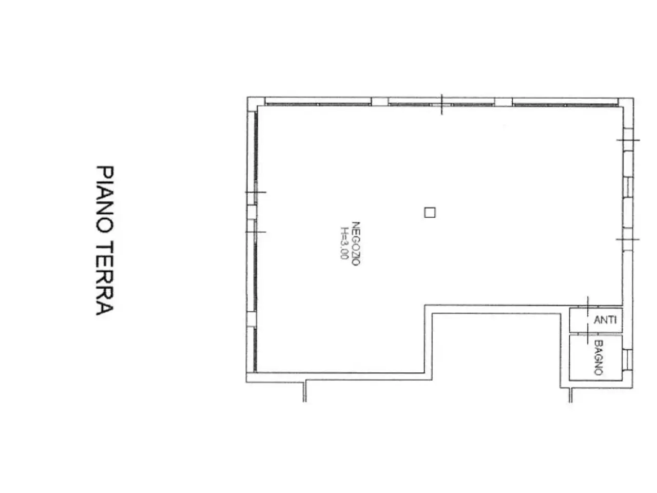 Negozio in Via Monsignor Moreni, Montichiari, {3} - Planimetria 1
