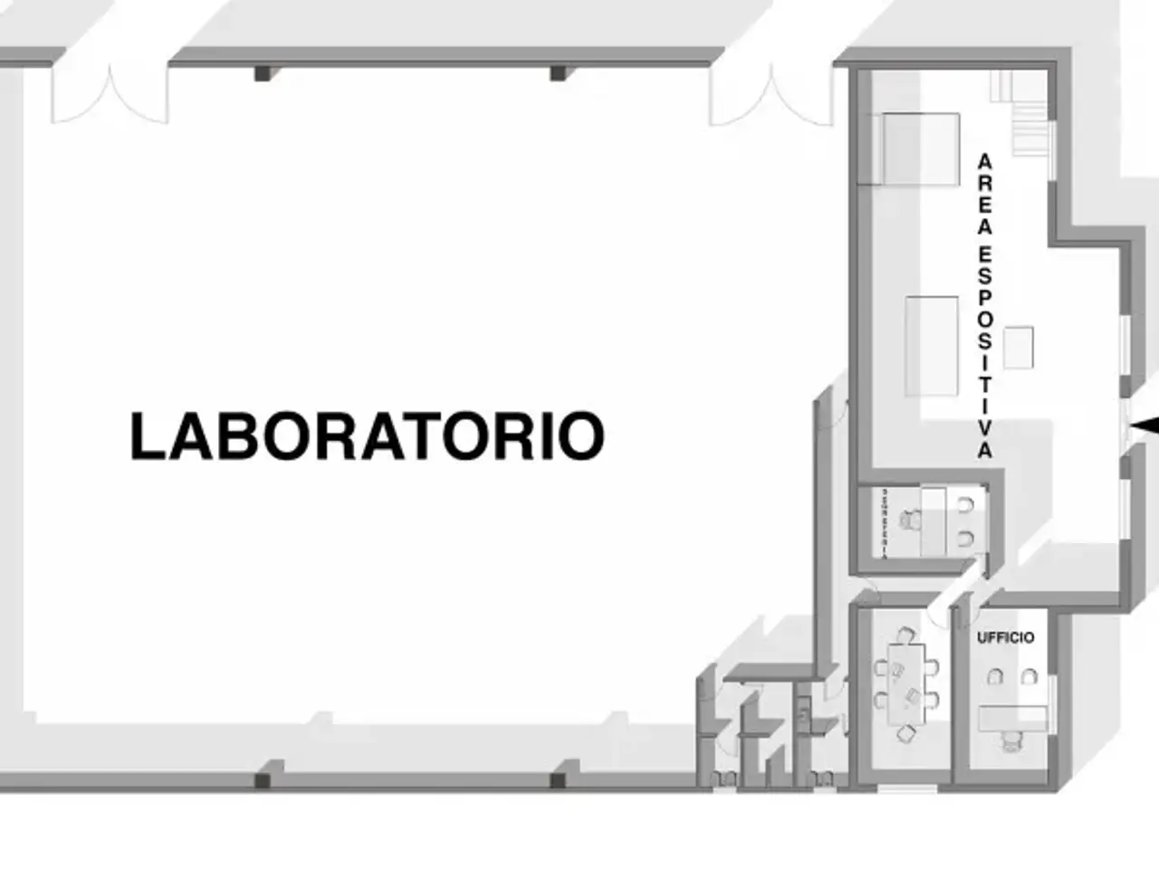 Capannone in , Olbia, {3} - Planimetria 1