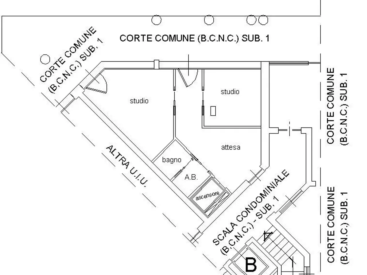 Negozio in Via Leumann 24, Rivoli, {3} - Planimetria 1