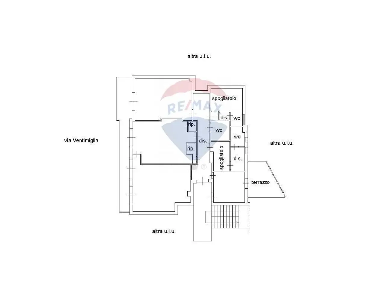 Ufficio in Via Madonna di Fatima 21, Salerno, {3} - Planimetria 1