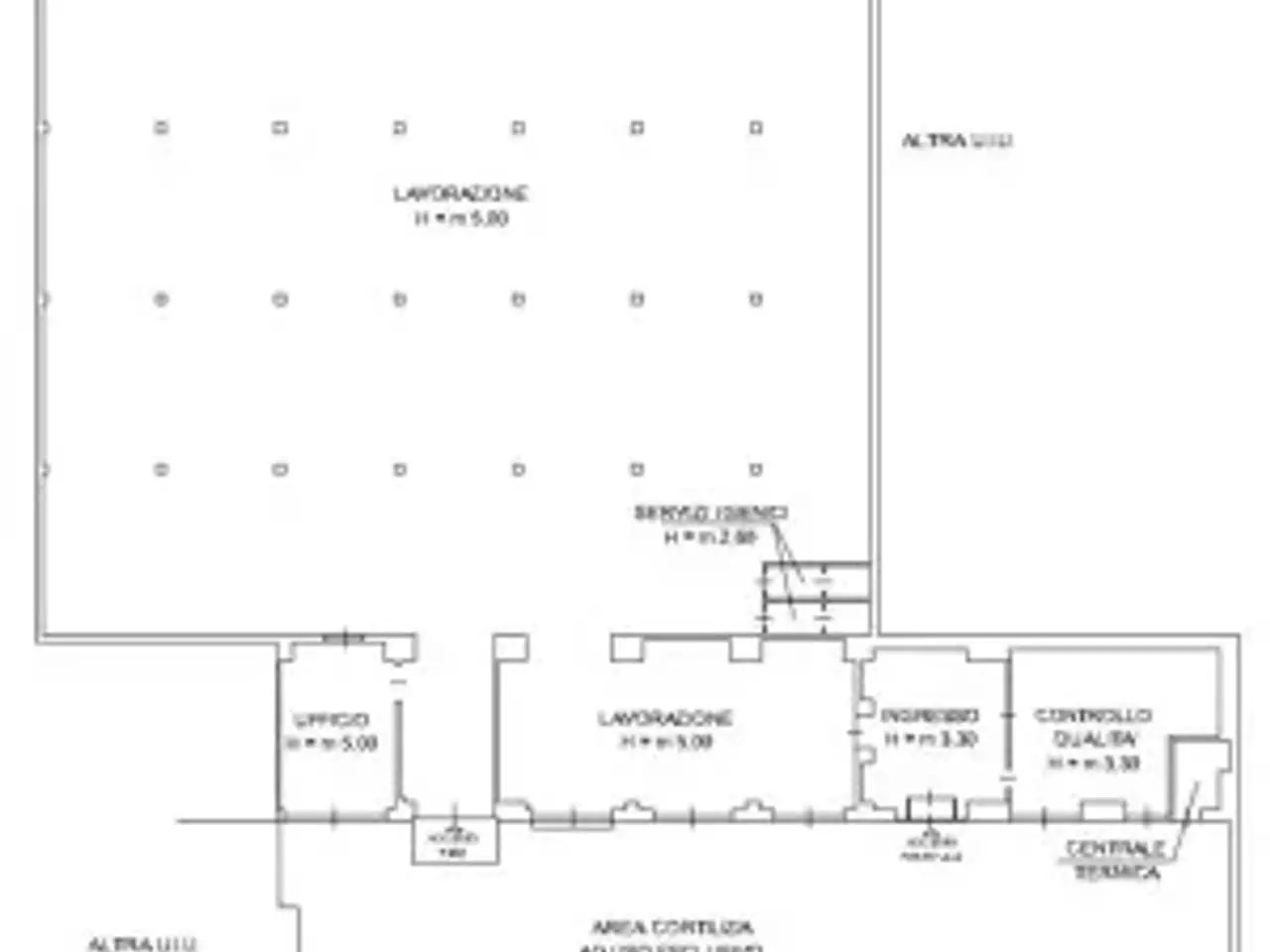 Capannone in Via Quintino Sella 20, Vigliano Biellese, {3} - Planimetria 1