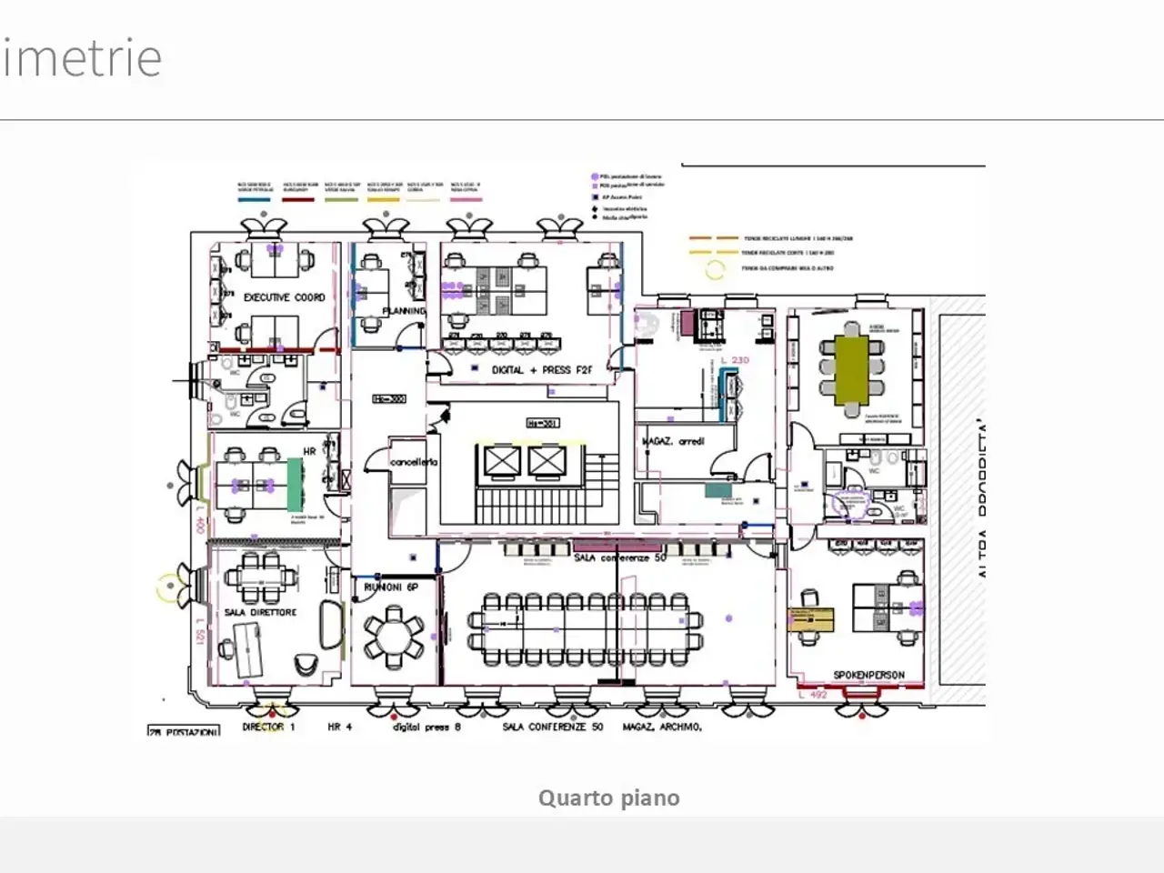 Ufficio in Via Goito 39, Roma, {3} - Planimetria 1
