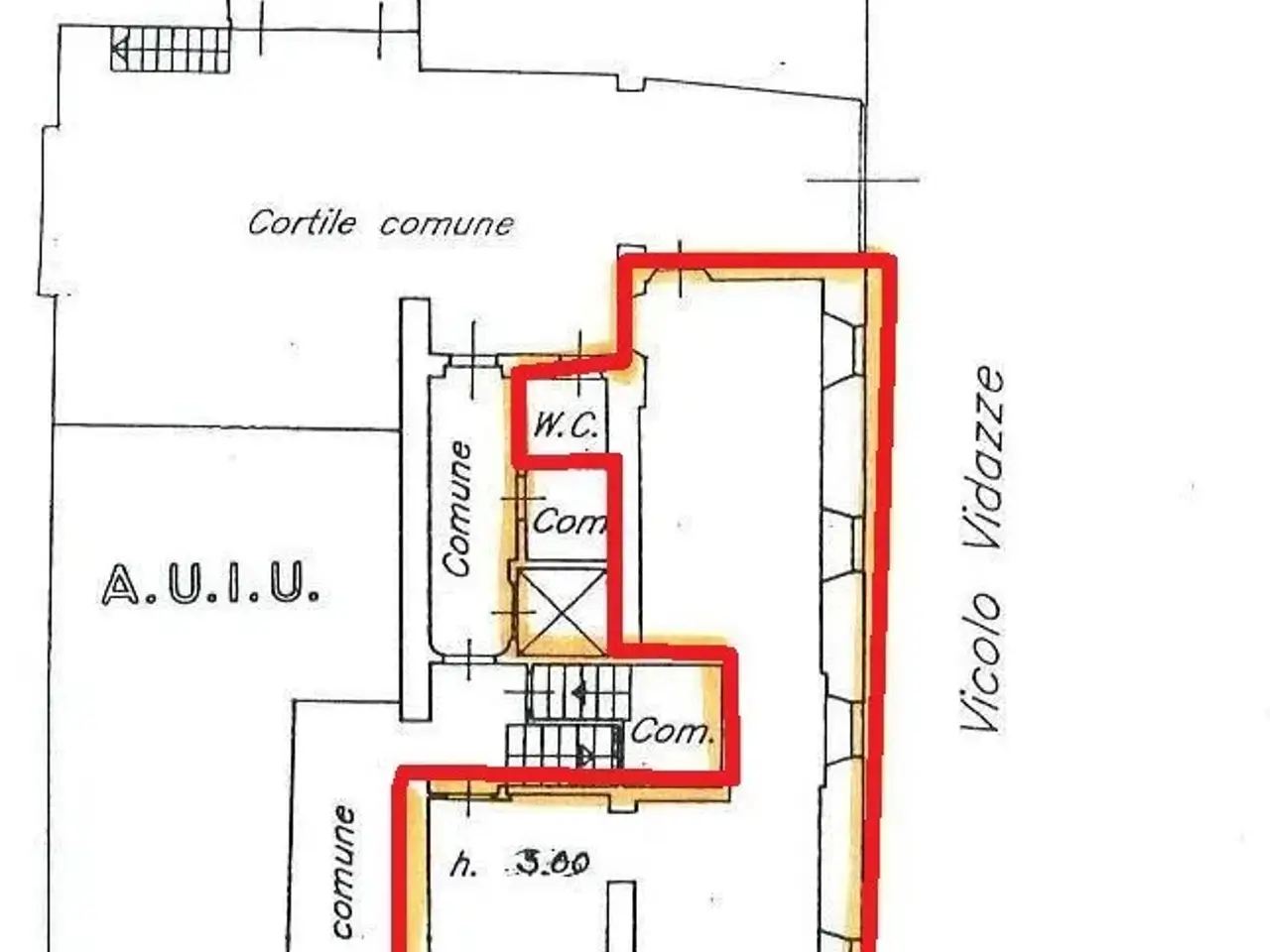 Negozio in affitto, Via Cairoli 8, Brescia - Planimetria 1